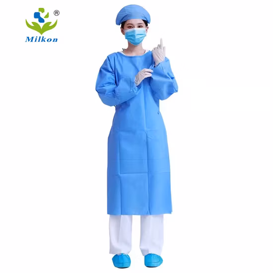 Best Price Non-Woven Fabric Disposable Level 1/2/3/4 Isolation Gown