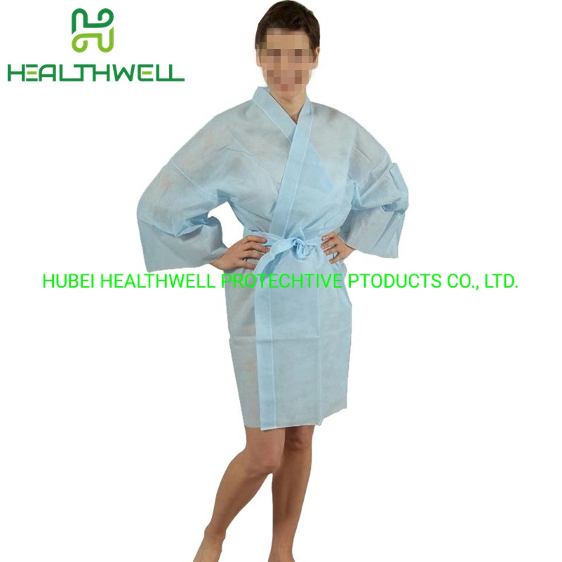 Disposable Nonwoven Beauty Salon SPA Pajamas Gown